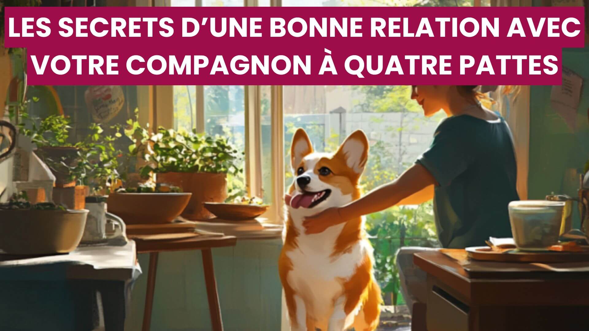 Vidéo 9 – Les secrets d’une bonne relation avec votre compagnon à quatre pattes